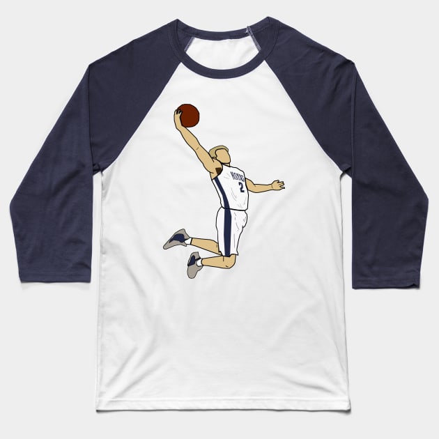 Matt McClung Dunk - George Town Hoyas Baseball T-Shirt by xavierjfong